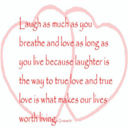 My Saying about Life and love© Roblox decal