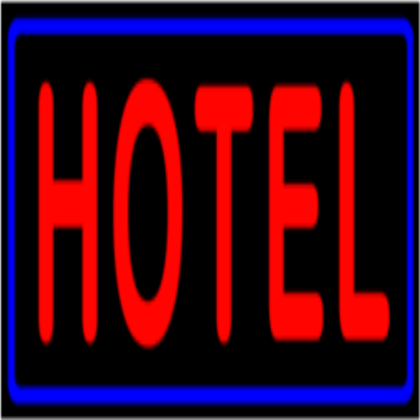 HOTEL sign Roblox decal