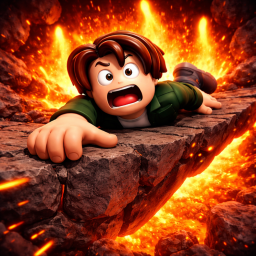 (NEW CAR) Survive the Lava by cars!