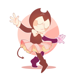 Bendy and the old Cartoons hang out