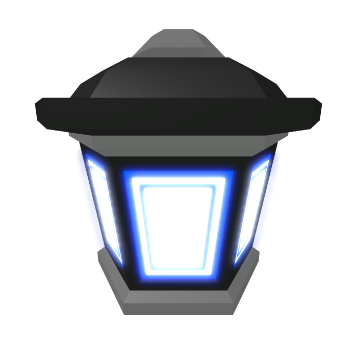 Lamp Head V2 [Black and Blue]