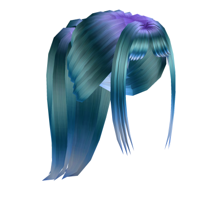 y2k tied-up hair cotton candy waves Roblox item