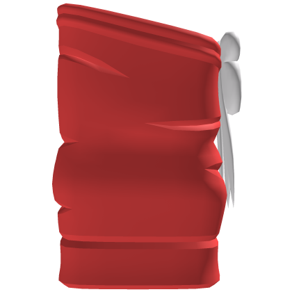 bow back off shoulder top L [ Red ]