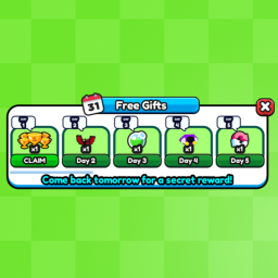 Daily reward showcase