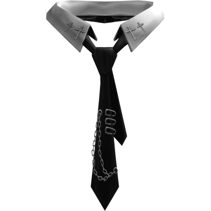 Y2k Emo Cross Collar And Tie 3.0