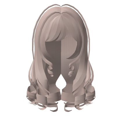 . ‿ ♡ curly angel princess long hair in milktea Roblox item