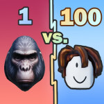 100 Players vs Gorilla