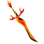 Fiery sword of darkness