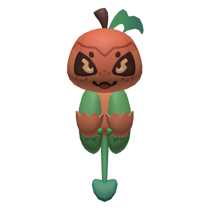 Cute Pumpkin Gourdy Halloween Back Plushie