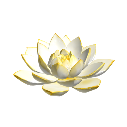 蓮の花 light yellow lotus flower hairpiece Roblox item