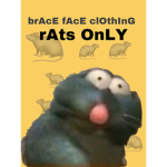 Brace face clothing