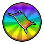 Rainbow Flying Carpet