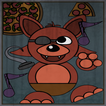 FNaF 3 Foxy Poster Roblox decal