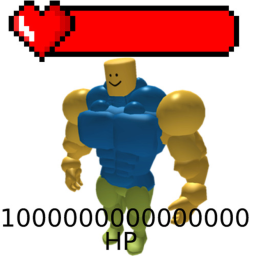 Roblox but every second you get +1 HP