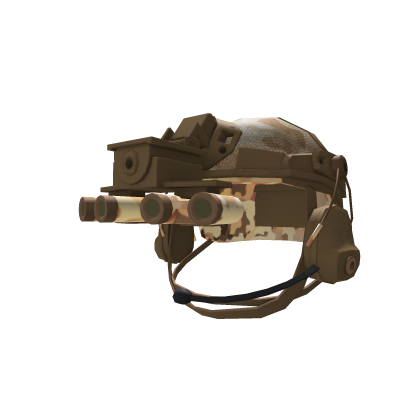 Tan Tactical Helmet (Desert Camo) Roblox item