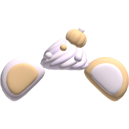 ʚ ︵ yummy frosted pumpkin cupcake ears 
