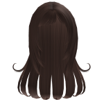 [🎁 FREE] Brown Curly Anime Girl Hair