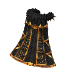 Royal Golden Crestveil Cape