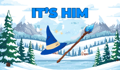 IT'S HIM.