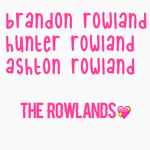 Brandon Rowland and Hunter Rowland
