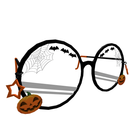 Cute pumpkin glasses Roblox item