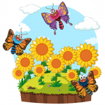 Butterflies fun group