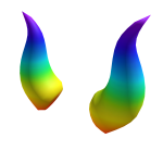 Rainbow Jelly Horns