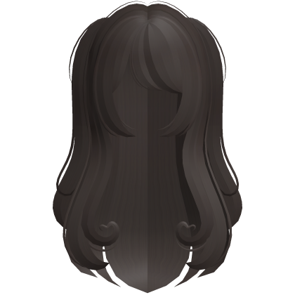  ♡‿ . long princess hair with pigtails in brown Roblox item