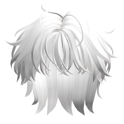 Soft Anime Style Hair(White)