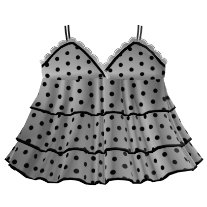 cute babydoll dress polka dot white 3.0 thumbnail