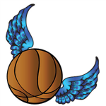 The Blue wings-basketball team