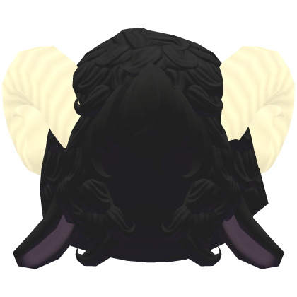Cute fluffy sheep lamb Black hair and ears