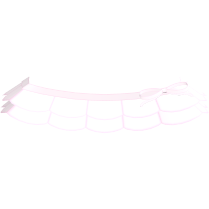 ♡: Cutesy Pink Ruffled Skirt W Ribbon 