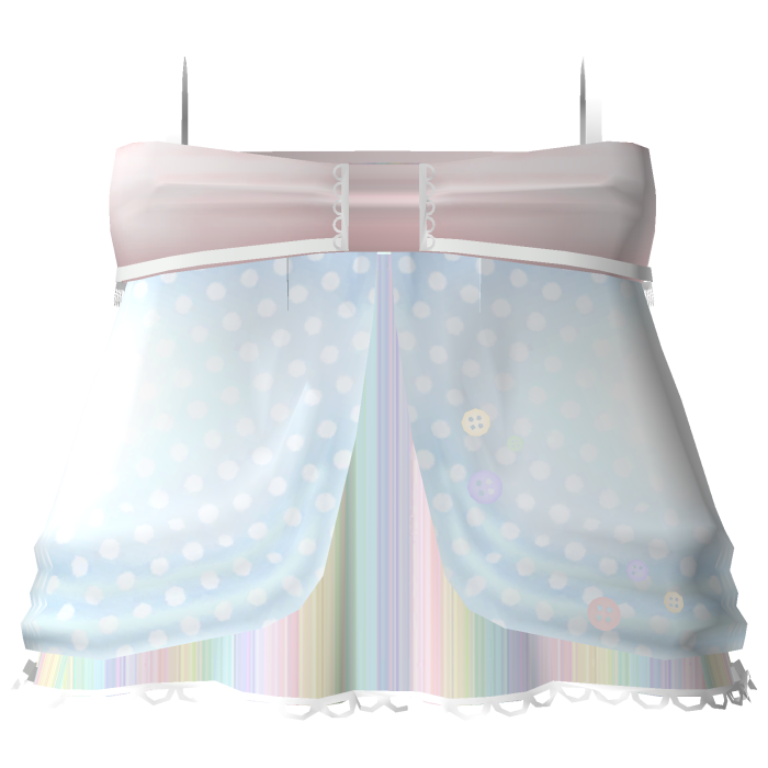 ♡ dreamy pastel rainbow layered seal dress