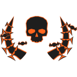 Halloween Skull Horns