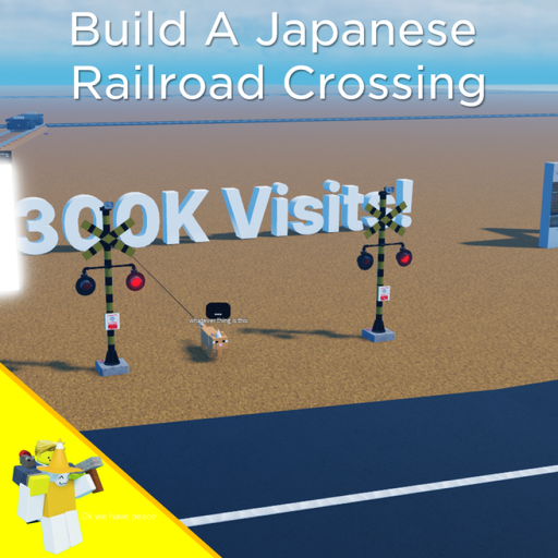 Build a Japanese Railroad Crossings official Roblox game thumbnail