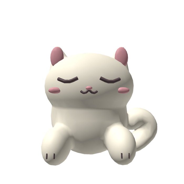 Sleepy Ghost Cat Shoulder Pet