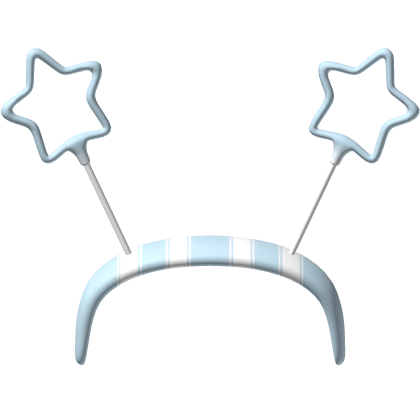 Pastel Blue Diwali Sparkler Headband Recolor Addon