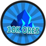 10,000 Ores Roblox badge thumbnail