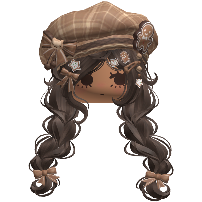 ♡ Christmas Gingerbread Braids (Brown)