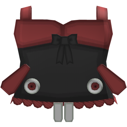 🐹 Goth Dark Red Bow Top w/ Eyes [Free]
