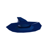 Wonky Blue Witch Hat 