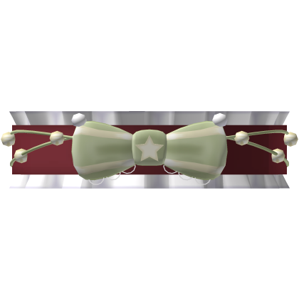 red and green choker christmas 