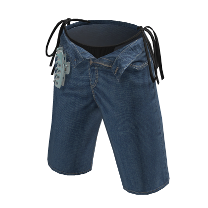 BB Blue Summer Beach Black Bikini Cargo Shorts thumbnail