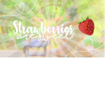 Milly’s strawberry squad!