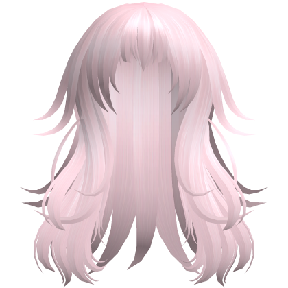 Anime Messy Long Hair w/ Spiky Ends (Pink)