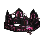 [GLITCH] Pink Static Chained Animated 8-Bit Crown