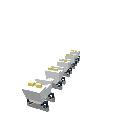 Coaster train with extra wheels (unanchor)