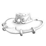 White Starlight Outlaw Hat