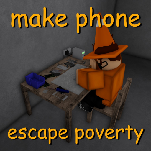 make phones to escape poverty tycoon official Roblox game thumbnail